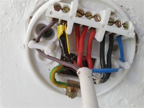 replace junction box with ceiling rose|replace ceiling rose with connectors.